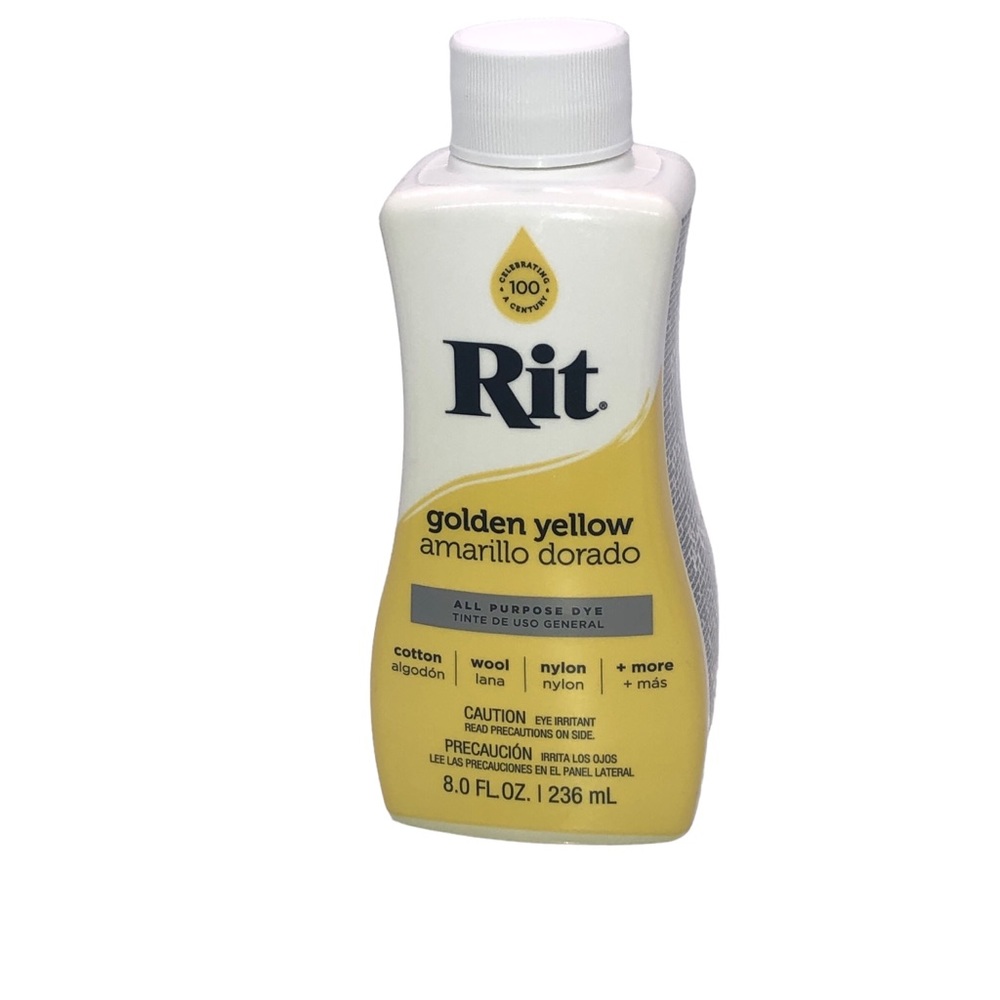 New Sealed Rit All Purpose Liquid Dye golden yellow  8.0 Fl Oz 236mL